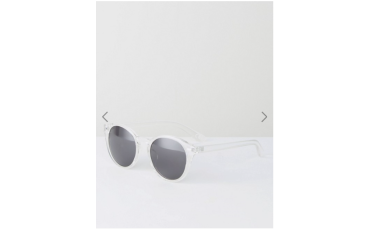 ASOS Round Sunglasses In Clear