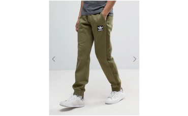 Adidas Originals Brand Pack Joggers In Green AY9303 - Green