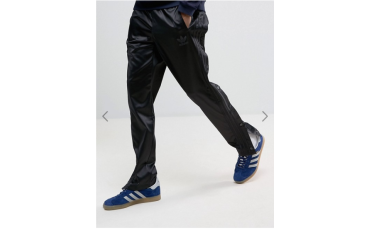 Adidas Originals AC Popper Joggers In Black BK0026 - Black