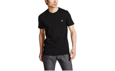 FRED PERRY CREW NECK T-SHIRT- Black