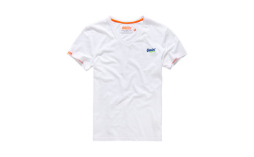 Vintage Embroidered T-shirt - optic classic