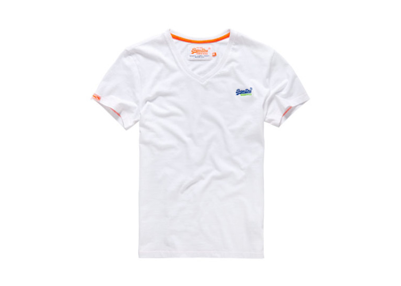 Vintage Embroidered T-shirt - optic classic