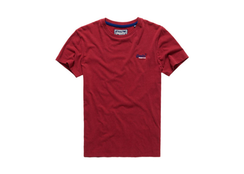Vintage Embroidery T-shirt - super state red marl
