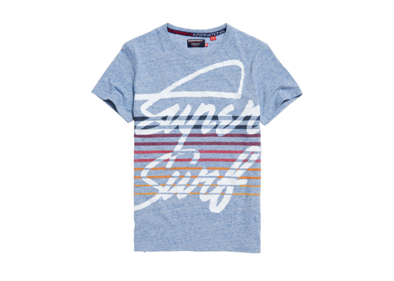 Crew Surf T-Shirt - flint blue grit