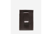 Wayland Card Case With Money Clip - Chocolate