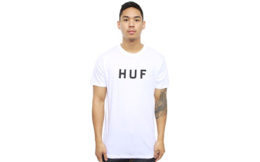 Huf Original Logo T-Shirt - White/Black