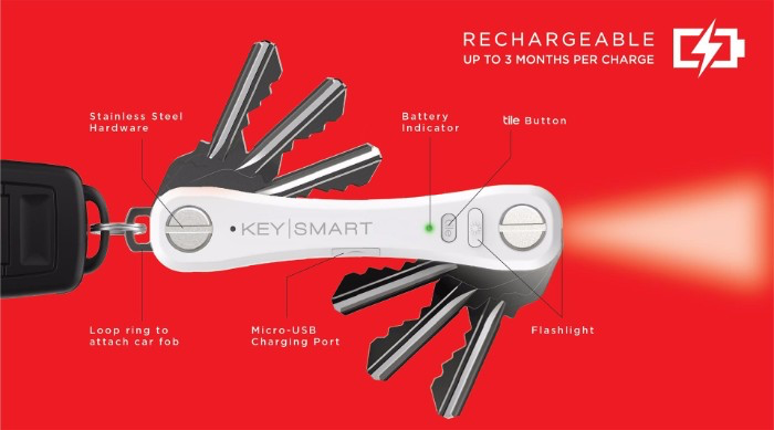 美國KeySmart Pro智能追蹤鑰匙收納器4