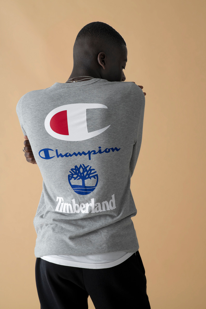 timberland x champion t shirt