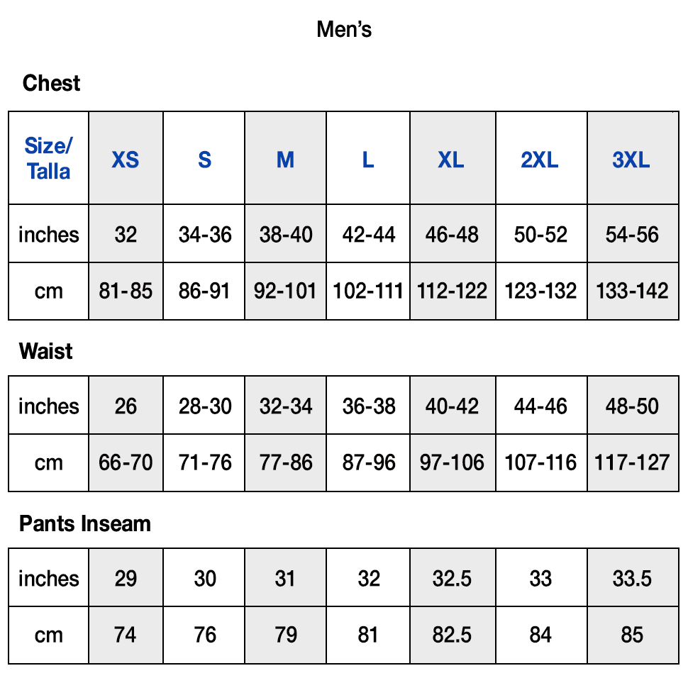 c9 champion size chart